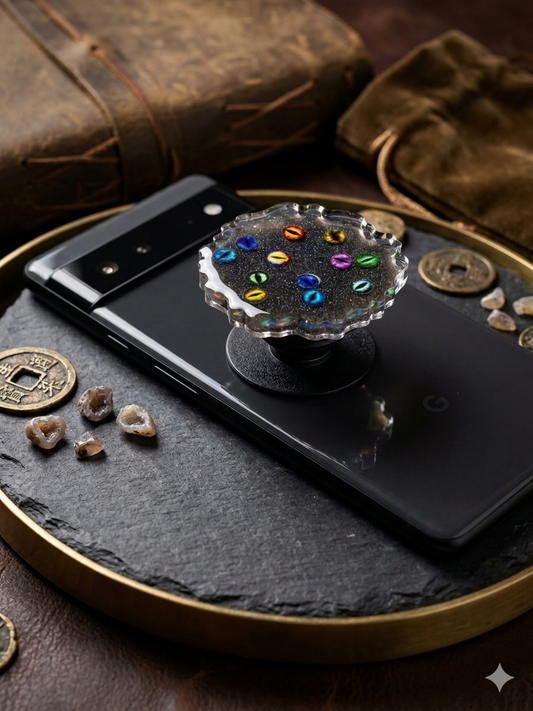Dragon Eyes Resin Phone Grip