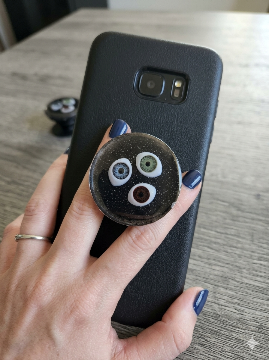 Triple Eye Resin Phone Grip