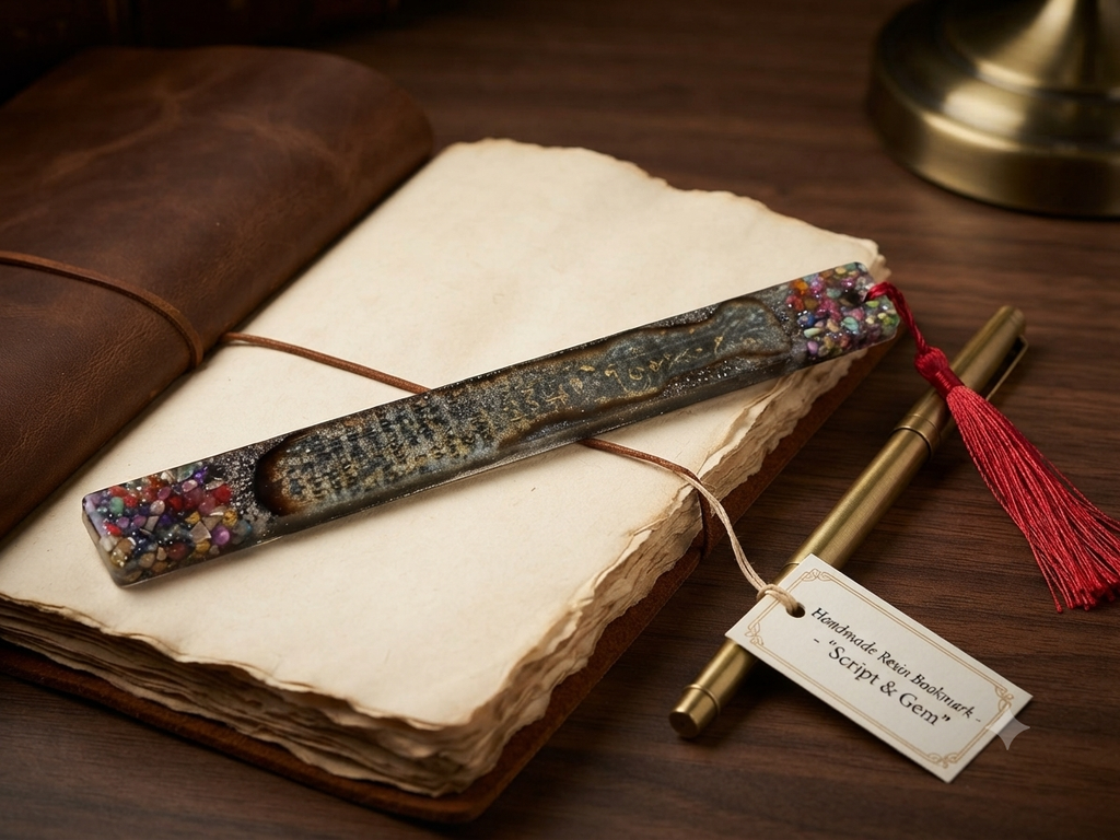 Confetti Vintage Page Resin Bookmark — Gift Ready | The Girl's Own Annual 1895