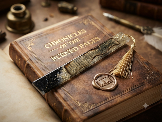 Vintage Page Resin Bookmark — The Girl's Own Annual 1895