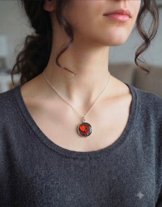 Love & Gratitude Resin Pendant