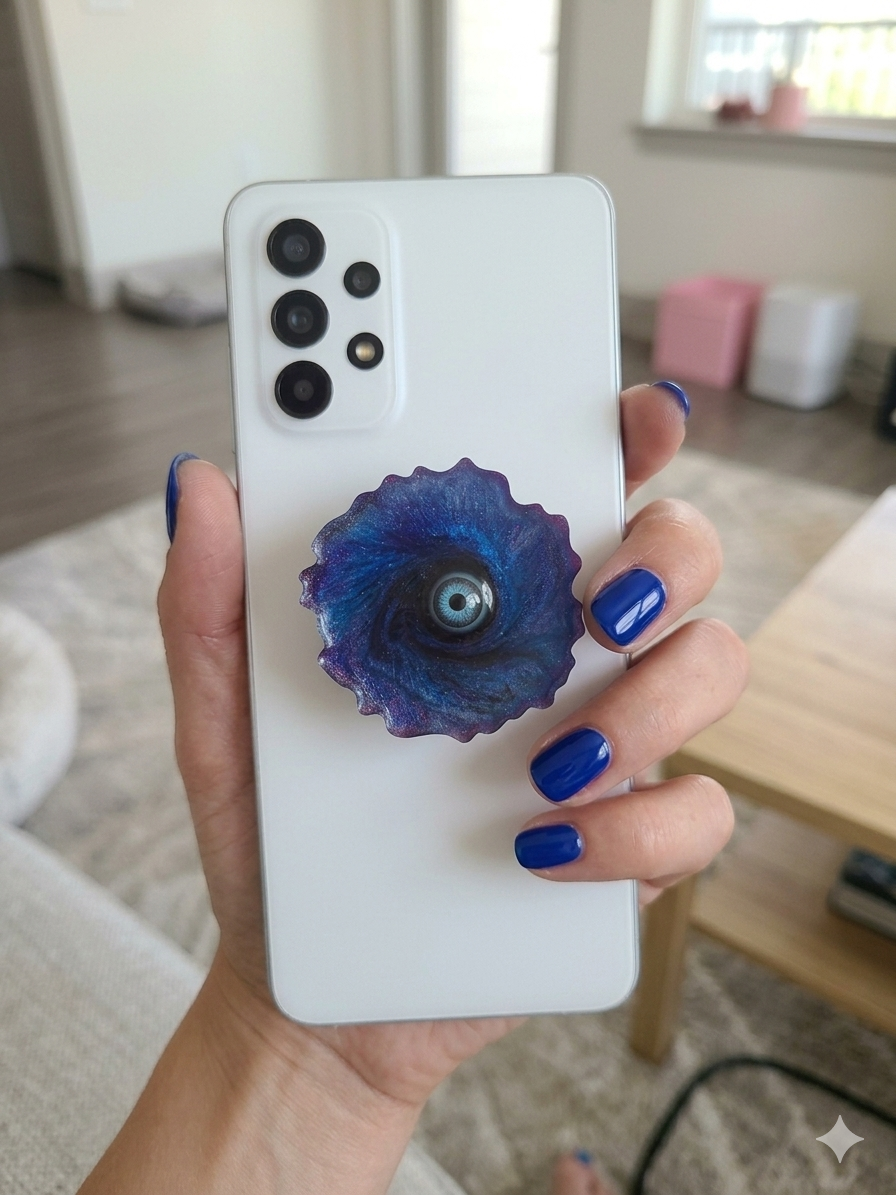 Galaxy Eye Resin Phone Grip