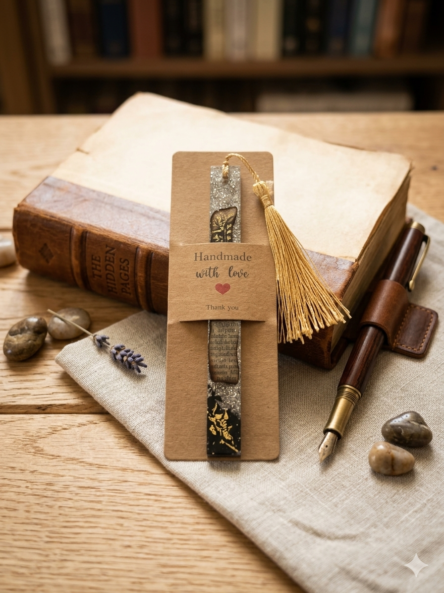 Vintage Page Resin Bookmark — The Girl's Own Annual 1895
